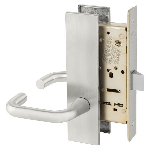 Sargent Grade 1 Passage or Closet Mortise Lock, J - Lever, LE1 - Escutcheon, Field Reversible, ASA Strike, S 8215 LE1J 32D - main